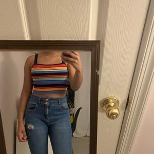 Stripped crop top